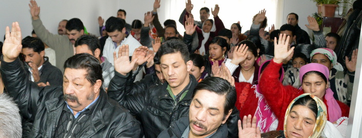 Roma church meeting